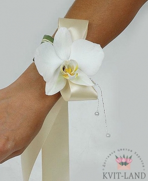 из орхидеи браслет невесты