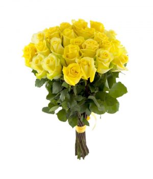 букет из желтых роз
